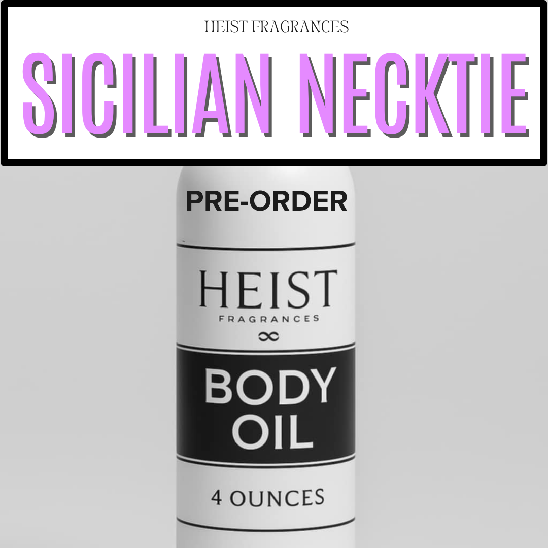SICILIAN NECKTIE BODY OIL PRE-ORDER